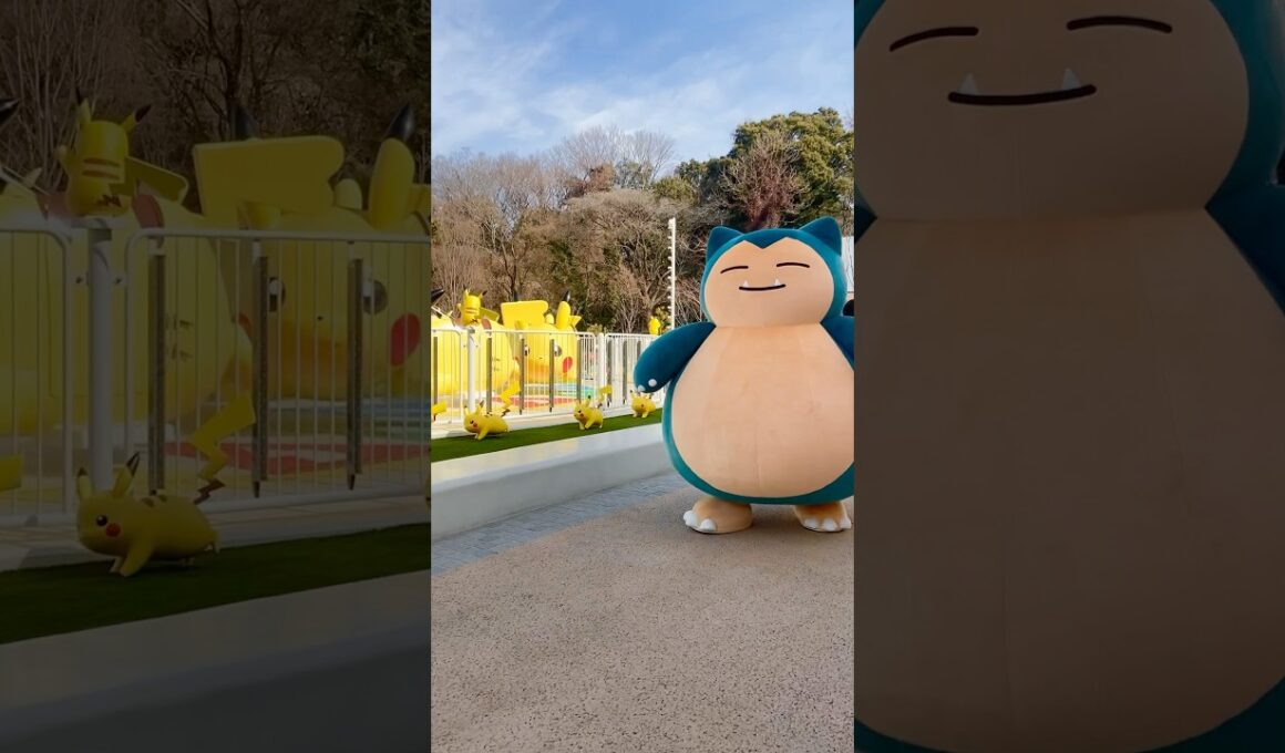 【ポケパークカントー】カビゴンのお散歩 #ポケモン #ポケパーク