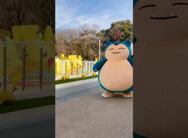 【ポケパークカントー】カビゴンのお散歩 #ポケモン #ポケパーク