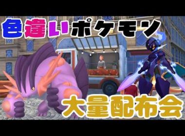 レジェンズZA ミズゴロウやグレンアルマ等大量色違いポケモン布会 詳細は概要欄へ　ポケモンｓｖ　剣盾　ダイパ　＃M次元ラッシュ