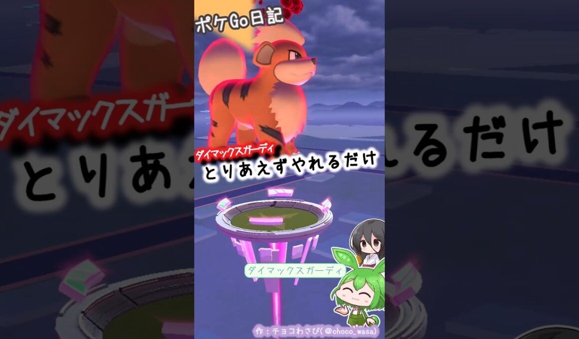 【ポケGO日記】ダイマックスガーディ初実装！全粒子分(８回💧)挑戦なのだ〜！【マックスマンデー】