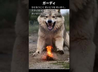 【ガーディ】ポケモン図鑑の説明文だけでAIにリアルなモンスター作らせてみた【メノクラゲ】