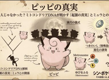 【0035｜ピッピ】ピッピは宇宙人じゃなかった？ミトコンドリアDNAが明かす「起源の真実」とミュウとの関係