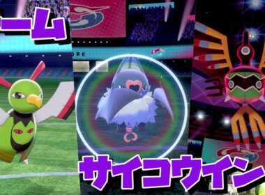 【ポケモン剣盾】単純ココロモリが絆パワーで神を召喚した【ひこう統一パ】