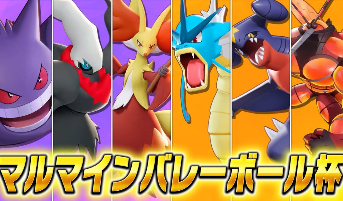 セオリーガン無視の最強戦術 マルマインバレーボール杯#1 【ポケモンユナイト】