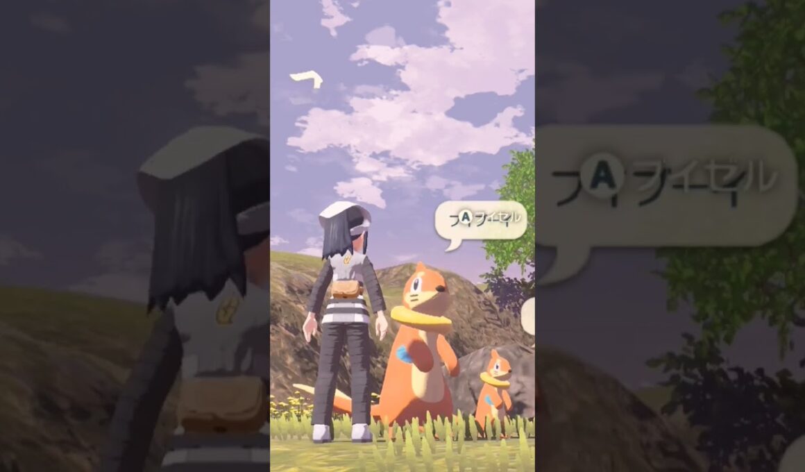 ポケモンアルセウス【ブイゼルの背比べ】