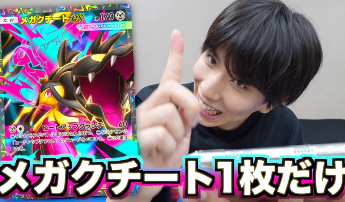 メガクチート１枚だけ