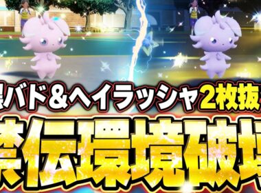 ニャスパーが禁伝環境破壊！黒バド＆ヘイラッシャを二枚抜き。他【ポケモンSVランクマ／初心者がマスターボール級100位になるまでの成長日記。生放送切り抜きまとめ181】