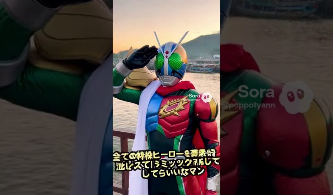 #ai曲 #コスプレ 全ての特撮ヒーローを混ぜてミックスして吐き出したようなフォルムをしてたらいいなマン