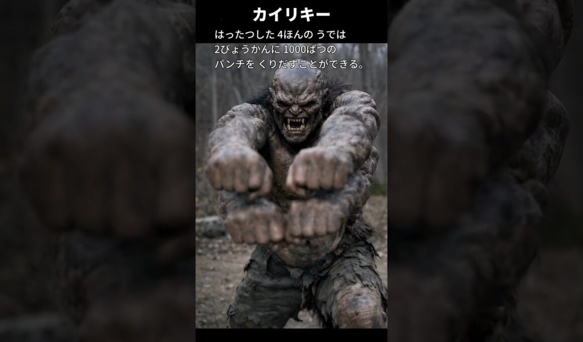 【ワンリキー】ポケモン図鑑の説明文だけでAIにリアルなモンスター作らせてみた【カイリキー】