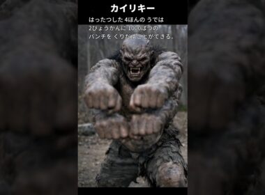 【ワンリキー】ポケモン図鑑の説明文だけでAIにリアルなモンスター作らせてみた【カイリキー】