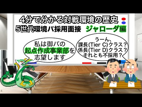 【対戦環境の歴史】5世代環境パ採用面接　ジャローダ編『ポケモンSV 藍の円盤』で復活したジャローダの山あり谷ありの歴史とは【BWジャローダ育成論】