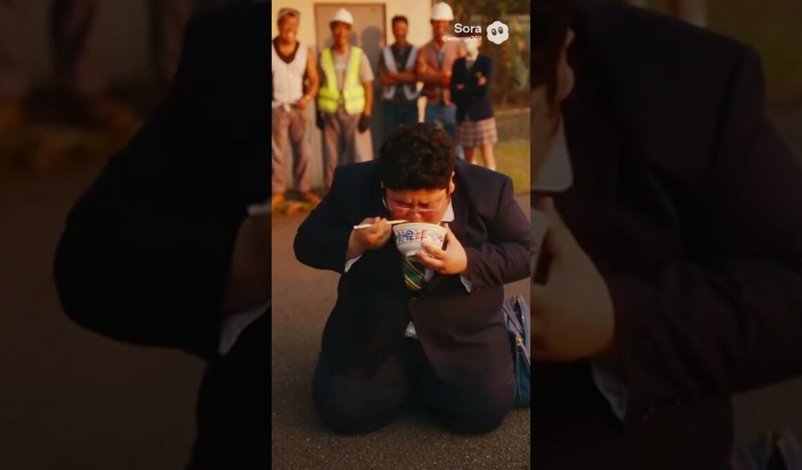 チー牛、バレンタインでチョコをもらえずチー牛をもらう【AI生成】