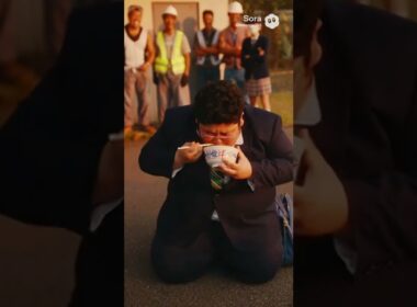 チー牛、バレンタインでチョコをもらえずチー牛をもらう【AI生成】