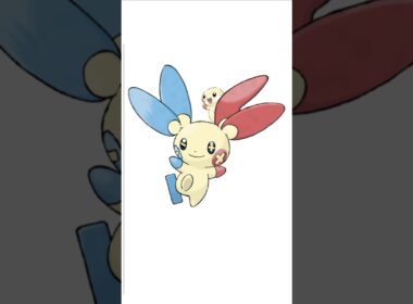 プラスル＋マイナン。電磁融合　#ポケモンフュージョン #新メガ進化 #色違いポケモン #伝説のポケモン #改造ポケモン