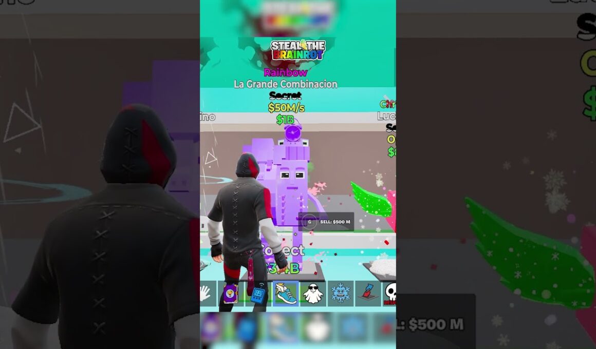 スティールザブレインロットのシークレットラッキーロット開けてみた結果💀 #フォートナイト #fortnite #brainrot