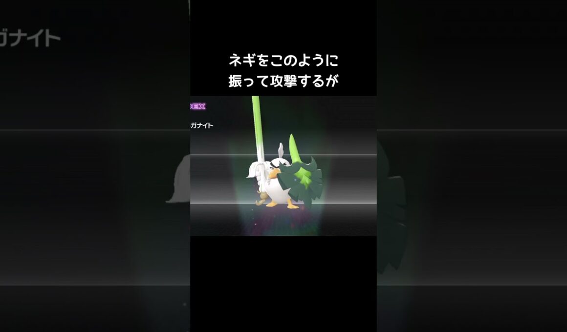 カモネギたちのネギの振り方【ポケモンZA】