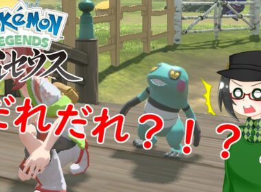 【 #ポケモンレジェンズアルセウス 】だれ？！だれ！？ﾀﾞﾚ誰だれDARRRRE！？【色違いグレッグル＆色違いケムッソ】
