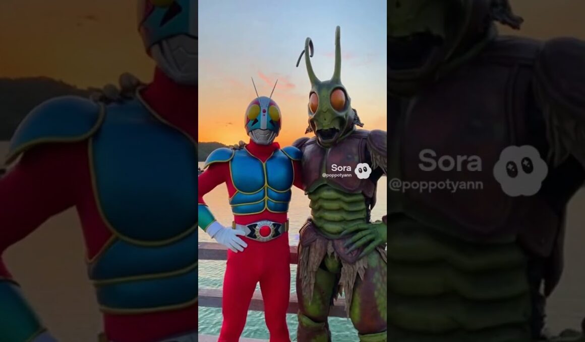 バッタをアレンジした正義のヒーローだが怪人がバッタをアレンジした敵だから仲間意識が目覚めて仲良くなってしまうマン #ai曲 #仮面ライダー #kamenrider