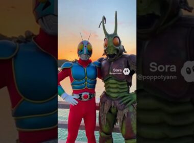 バッタをアレンジした正義のヒーローだが怪人がバッタをアレンジした敵だから仲間意識が目覚めて仲良くなってしまうマン #ai曲 #仮面ライダー #kamenrider