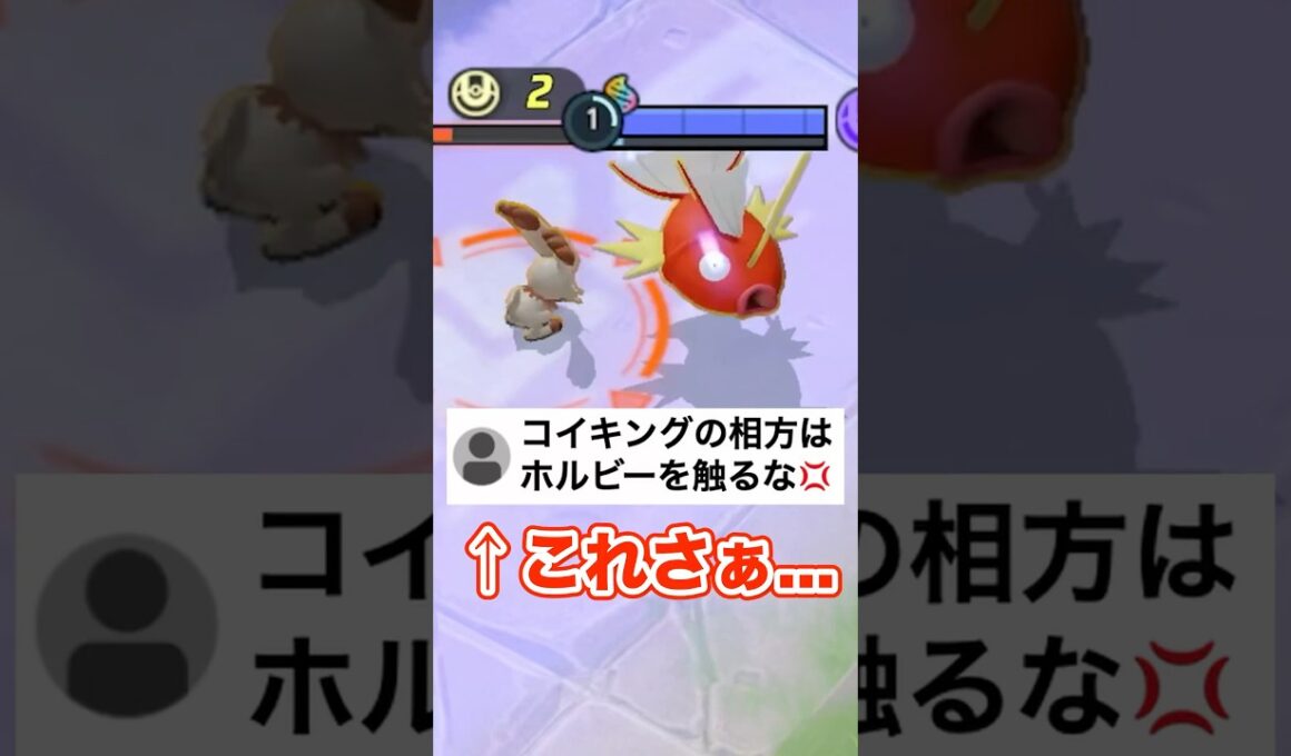 「コイキングの相方はホルビーを触るな💢」←これさぁ…