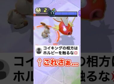 「コイキングの相方はホルビーを触るな💢」←これさぁ…