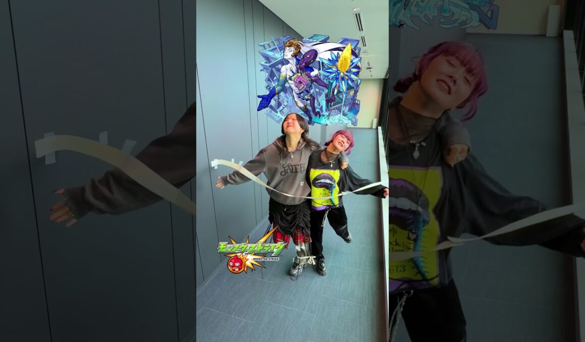 転んだらモンストポーズになっちゃった第4弾 #モンスト #pose