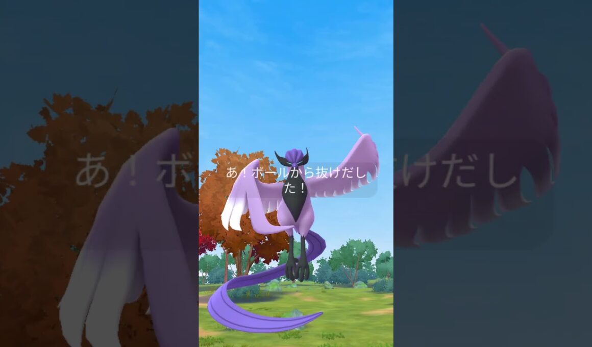 【ポケモンGO】ガラルフリーザーが2日連続！？#ポケモン #ポケモンgo #ガラル三鳥 #shorts
