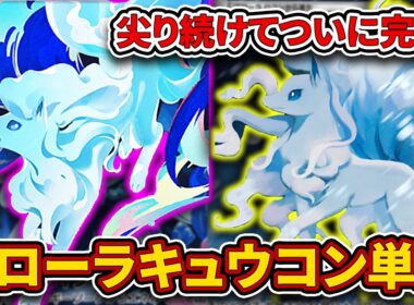 【ポケポケ】アローラキュウコンはこの形が”最強”です！不純物を抜いて完成した、アローラキュウコン単騎を徹底解説。【アローラキュウコンex/トレーニングエリア】