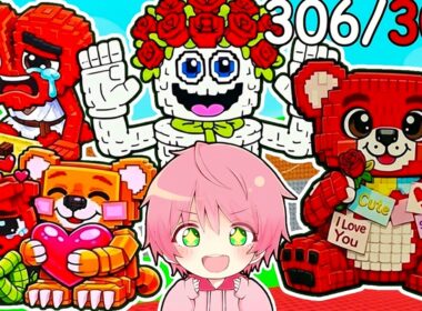 秘密の『0.05%ラッキーブロック』から全てのバレンタインブレインロットを見つけてコンプリートするロブロックス..👼❤️【ROBLOX】