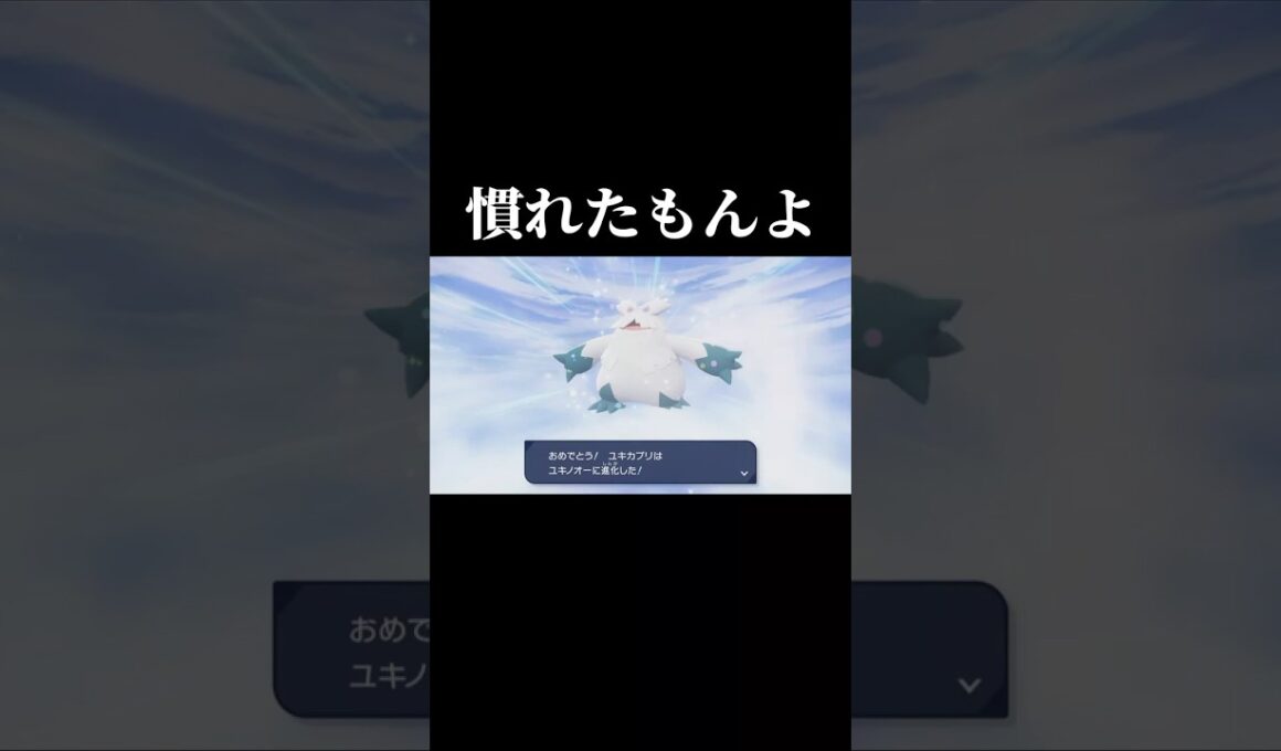 氷タイプ使いなら日常です #shorts #ポケモンza #ユキノオー