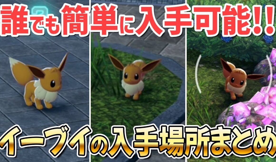 誰でも簡単にイーブイを入手できる場所と行き方まとめ！【 ポケモンZA ポケモンレジェンズZA 】