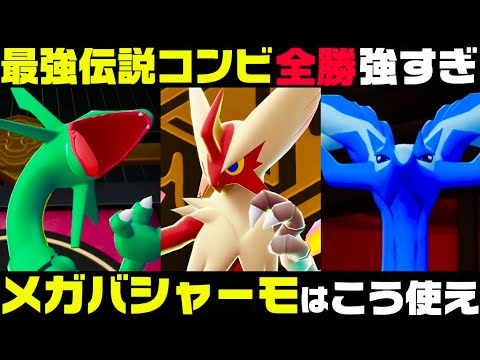 【ポケモンZ-A】伝説2匹構築が『メガバシャーモ』で覚醒！！15戦全勝構築！！【M次元ラッシュ】【Pokémon LEGENDS Z-A】【ランクマッチ】【育成論】【技構成•パーティー】【ぴ。】