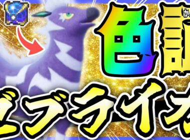 【新年】新年1発目✨色証"ゼブライカ"を「ウルボ」でGETしたらカッコよすぎて惚れたwww【ポケモンSV/色違い厳選/午年】~Catching a Shiny Zebstrika~