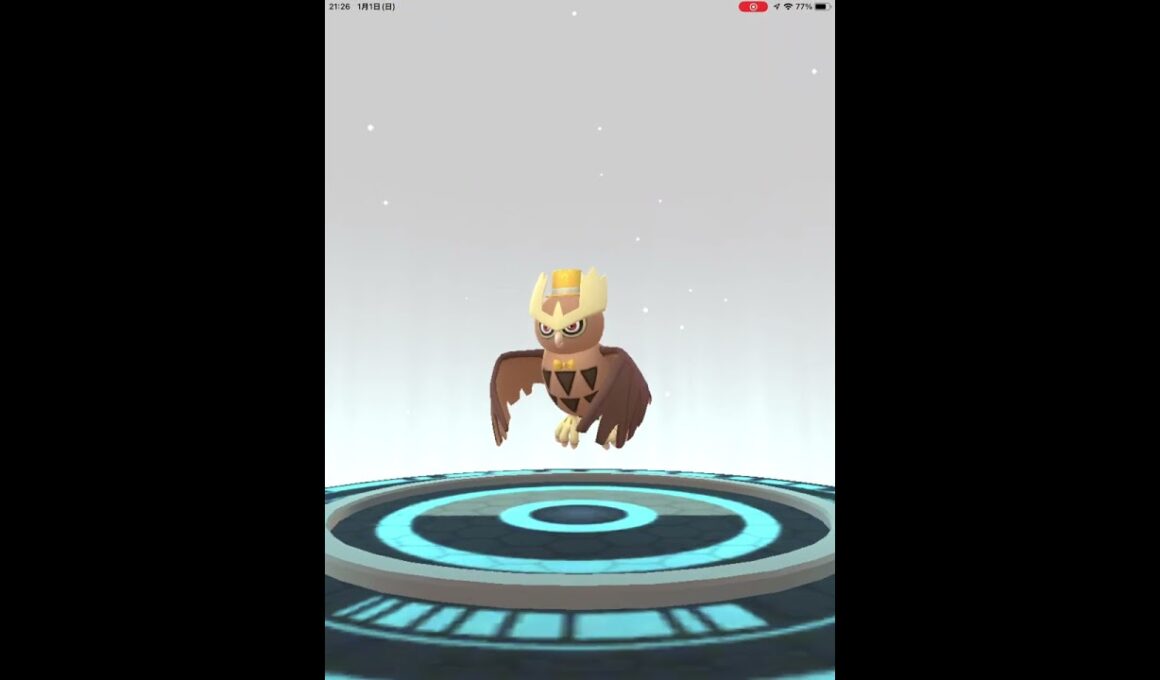 【ポケモンGO】ニューイヤーヨルノズクに進化しました♪