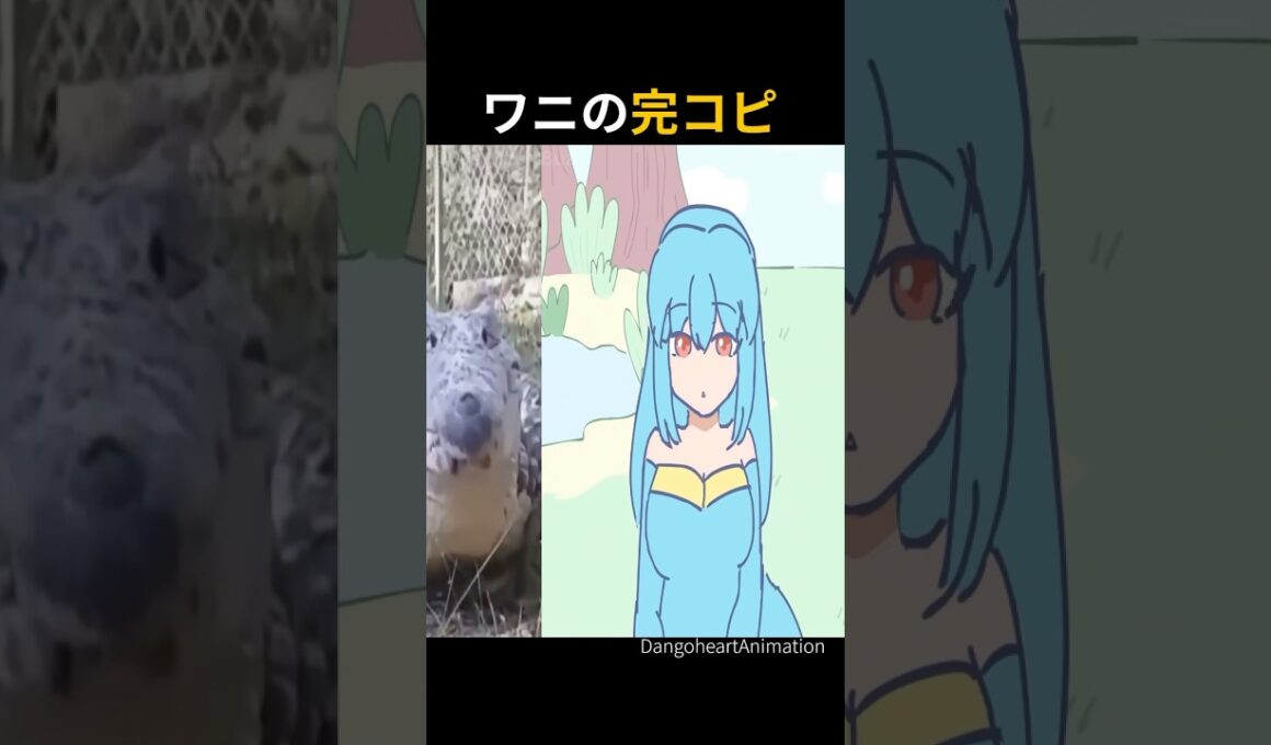 ワニノコ女子の動きがシュールすぎた