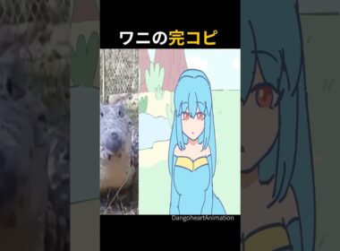 ワニノコ女子の動きがシュールすぎた