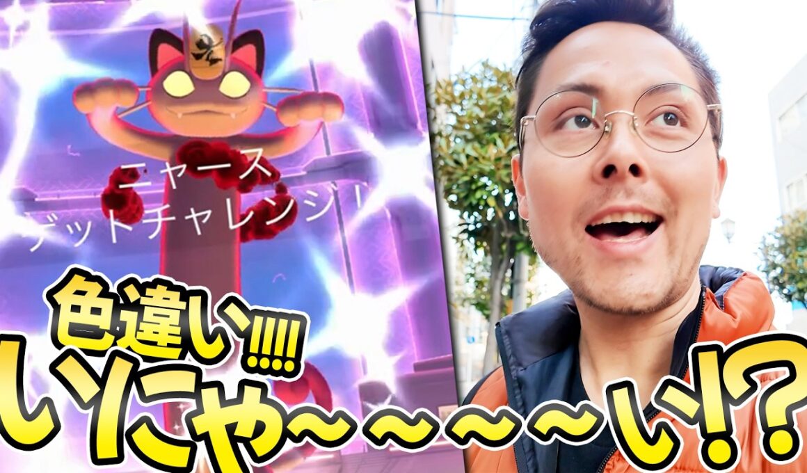 にゃお～にゃお～ニャォオオオ！！！GMAXニャース！色違いは！？鳴き声は？！100は？！【ポケモンGO】