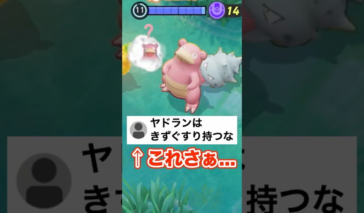 「ヤドランはきずぐすりを持つな」←これさぁ…