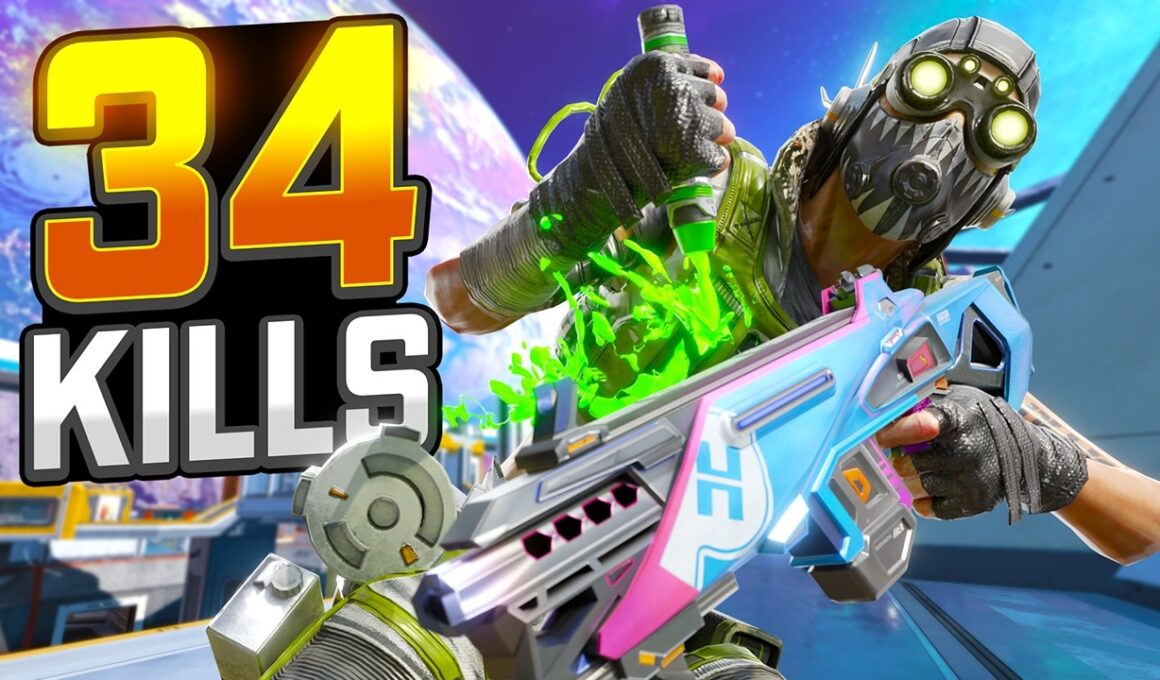 驚異のオクタン34キル＆7,525ダメージ Apex Legends
