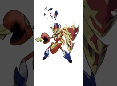 ハッサム＋ザマゼンタ。鋼虫騎士　#ポケモンフュージョン #メガハッサム #色違いポケモン #伝説のポケモン #改造ポケモン