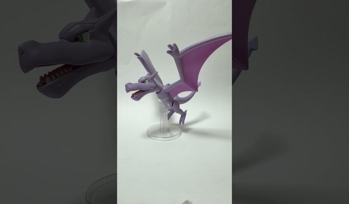 【プテラ】ポケモンのプラモデルがすごかった！「ポケモンプラモコレクション カセキポケモンシリーズ プテラ」【銀河工房】　#shorts