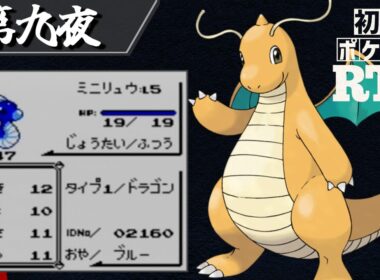 ミニリュウを相棒に挑む初代ポケモンRTA【十夜連続～第九夜～】