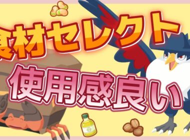 【食材セレクト】イワパレス・ドンカラスの使用感を話します。クチート・アブリボンの使用感や育成個体を紹介します。【ポケスリ】【ポケモンスリープ】