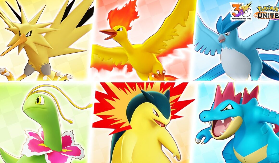 【公式】『Pokémon UNITE（ポケモンユナイト）』にサンダー・ファイヤー・フリーザーが順次登場！さらにメガニウム・バクフーン・オーダイルの参戦も決定！