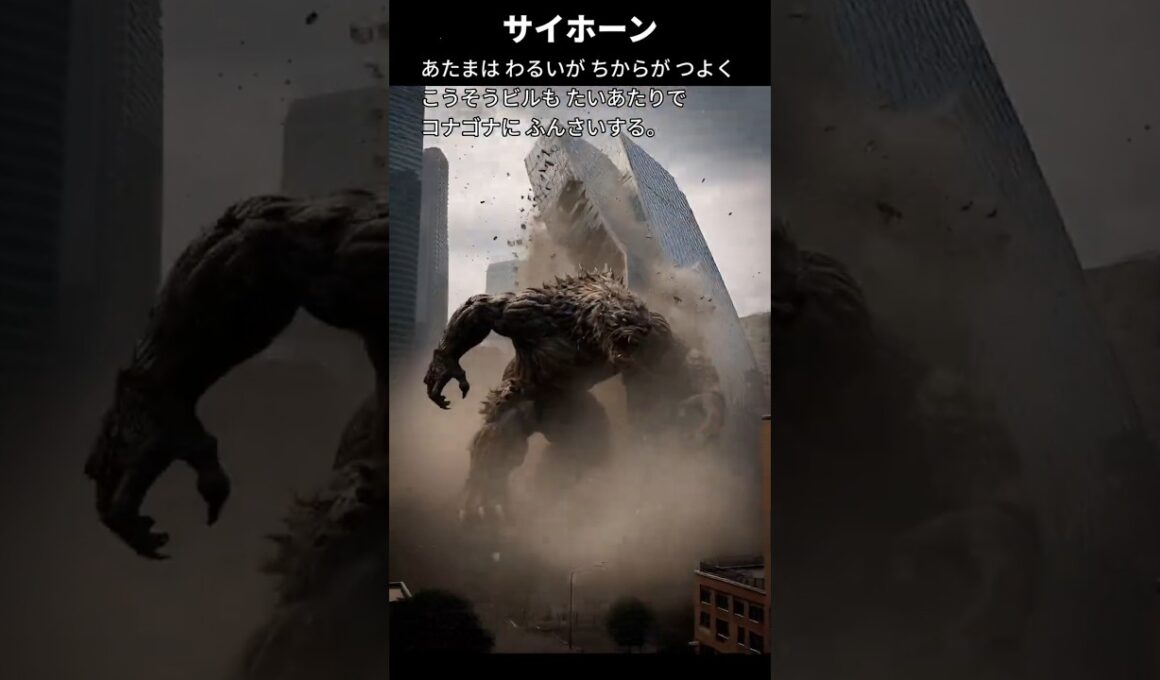 【サイホーン】ポケモン図鑑の説明文だけでAIにリアルなモンスター作らせてみた【ドサイドン】