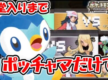 【最終回】四天王～シロナ戦！ポッチャマだけで殿堂入り目指す配信【ポケモンPT】#ポケモン  #ポケットモンスタープラチナ