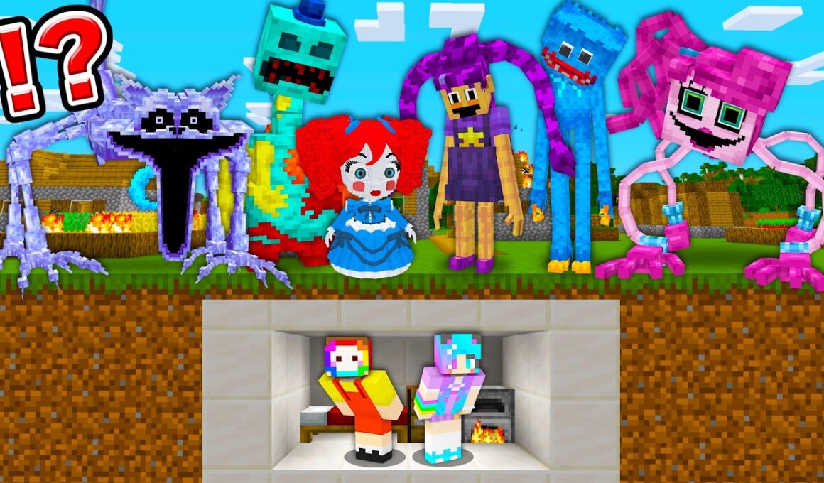 ポピープレイタイムの化け物から本気で生き残ろうとした結果！？【まいくら・マインクラフト/ハギーワギー/Poppy Playtime 5】