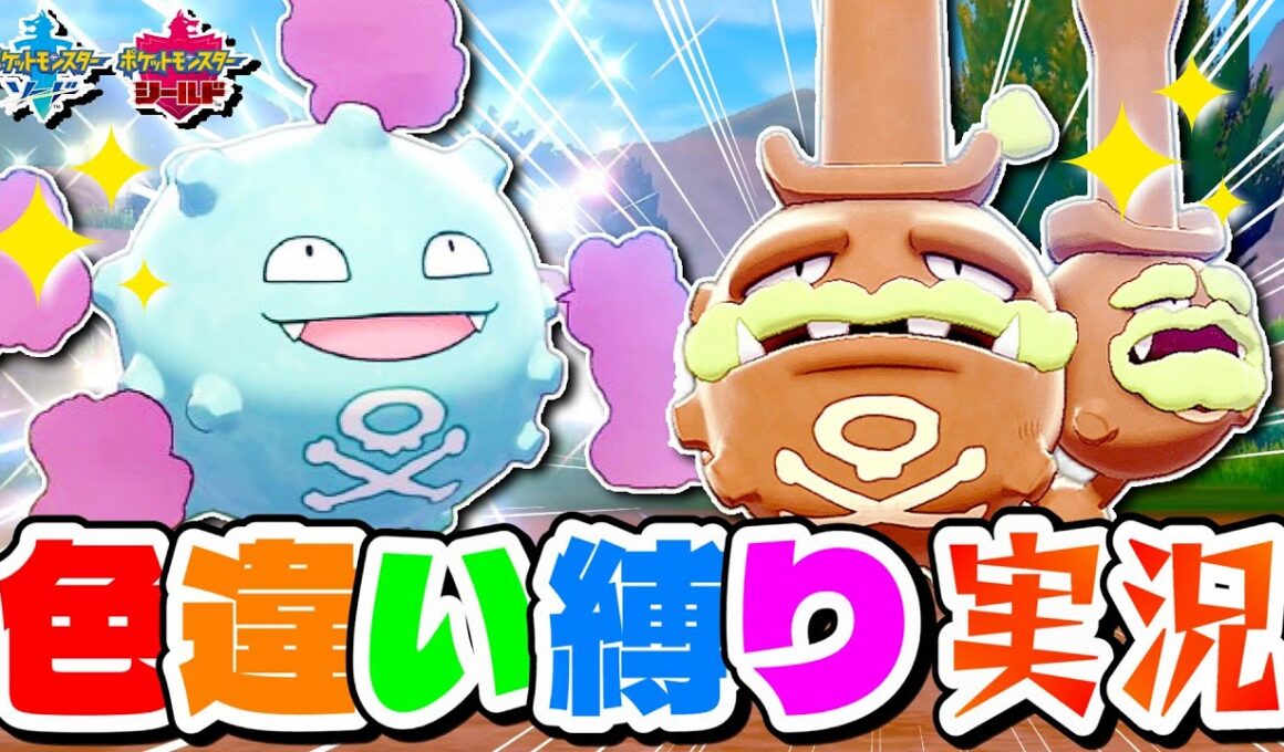 【ポケモン剣盾】色違いドガースが○○○○回で出た後ハチャメチャなジム戦の展開に！？【色違い縛り実況Part6】