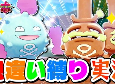 【ポケモン剣盾】色違いドガースが○○○○回で出た後ハチャメチャなジム戦の展開に！？【色違い縛り実況Part6】