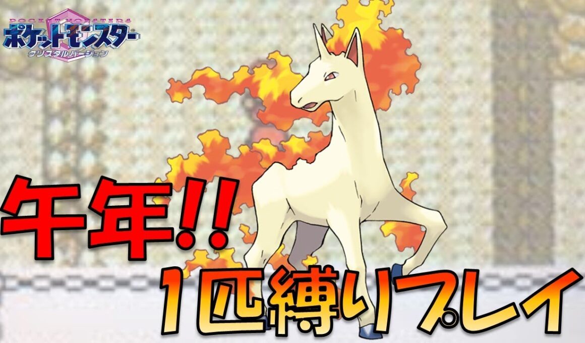 午年なのでポニータから旅してみた!!part3【ゲーム実況】【縛りプレイ】